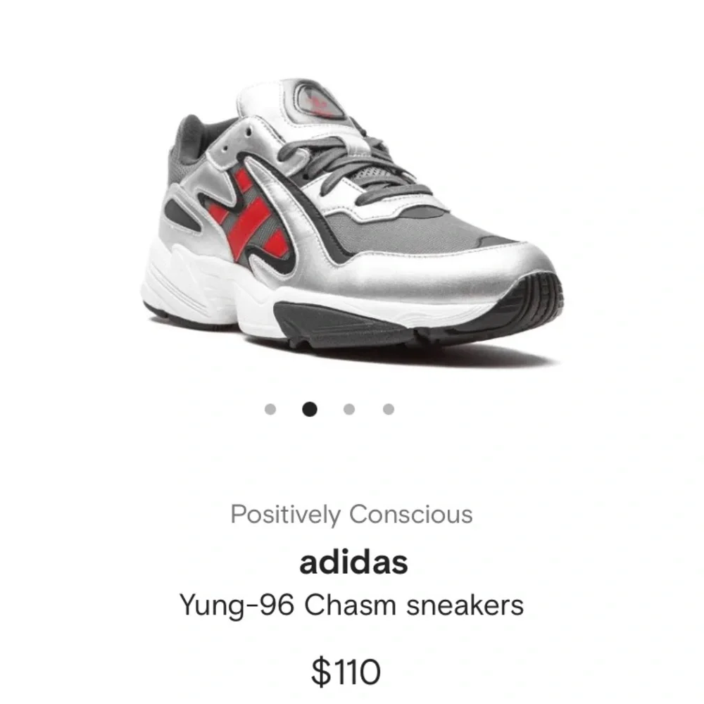 Adidas Yung-96 Chasm sneakers size 5